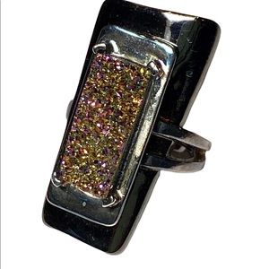 RIM Retro Ring Sparkle Glittery Abstract Geometric 6